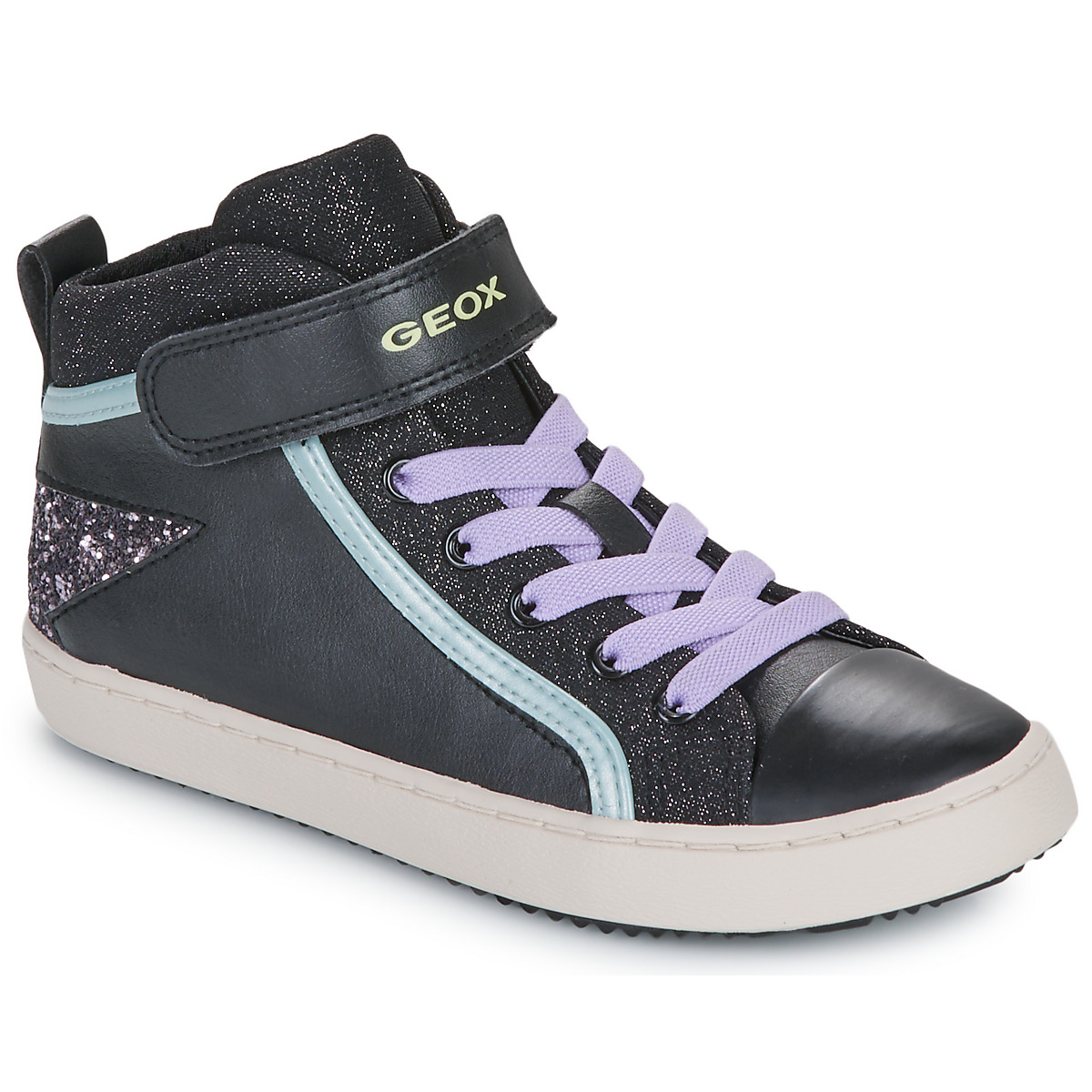 Geox - J KALISPERA GIRL - Black / Violet / Blue