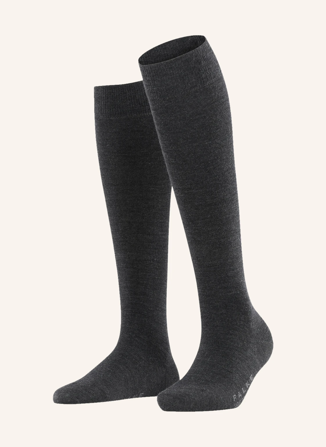 FALKE Kniestrümpfe SOFTMERINO mit Merinowolle
