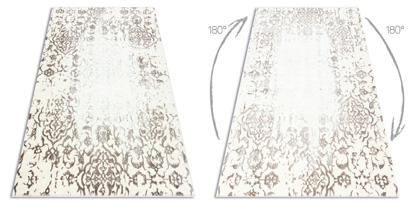 Dywan CORE 247A Ornament Vintage - Strukturalny, dwa poziomy 120x170 cm