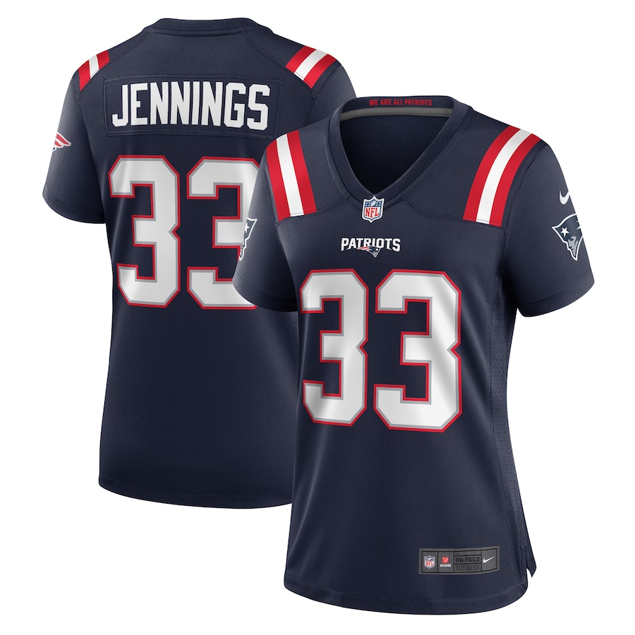 Anfernee Jennings New England Patriots Nike Women's Team Game Jersey -  Navy