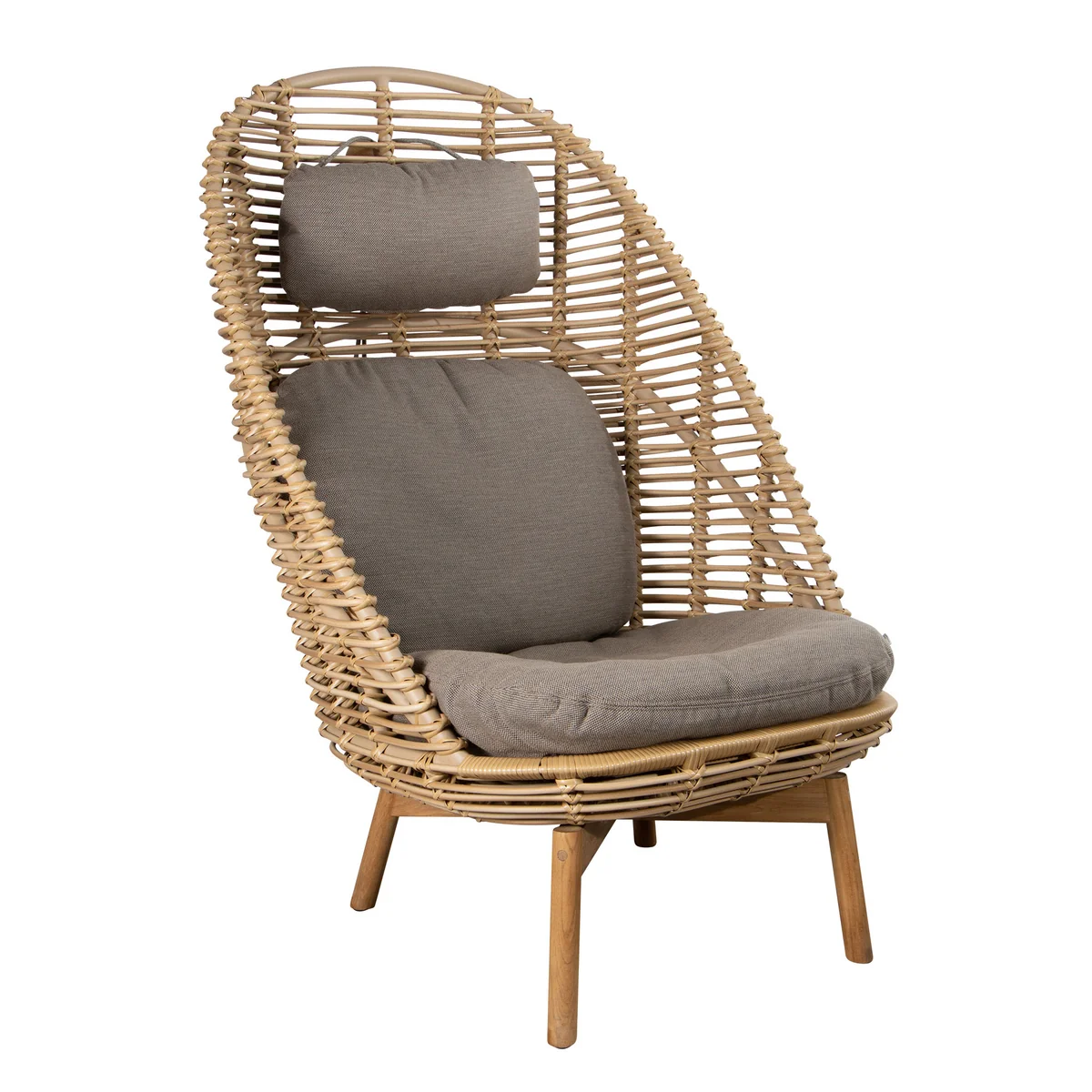 Cane-Line - Hive Highbacksessel Outdoor, natural / taupe