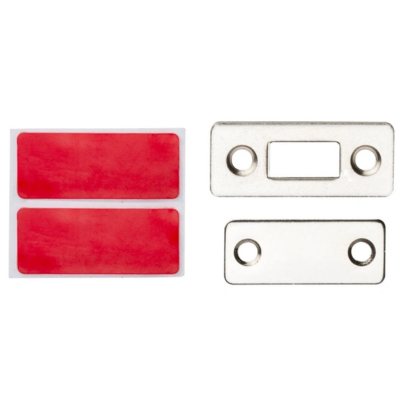 Magnet, Neodym, 42x16x2,5 mm, Stahl, vernickelt
