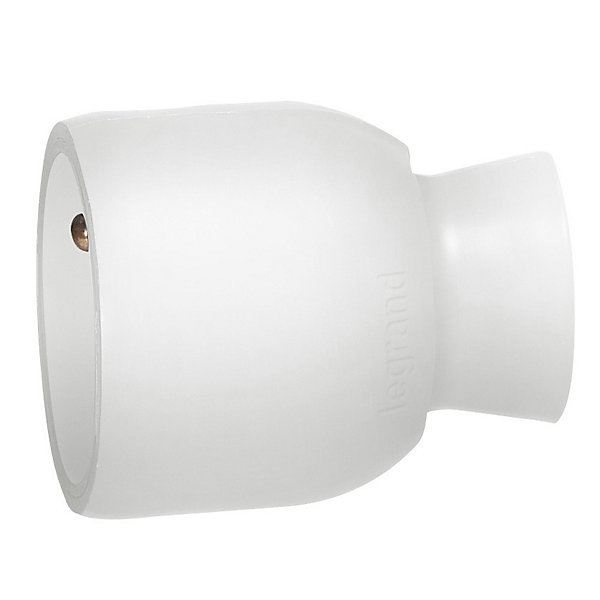 Fiche femelle 16A 2 P T blanc Legrand