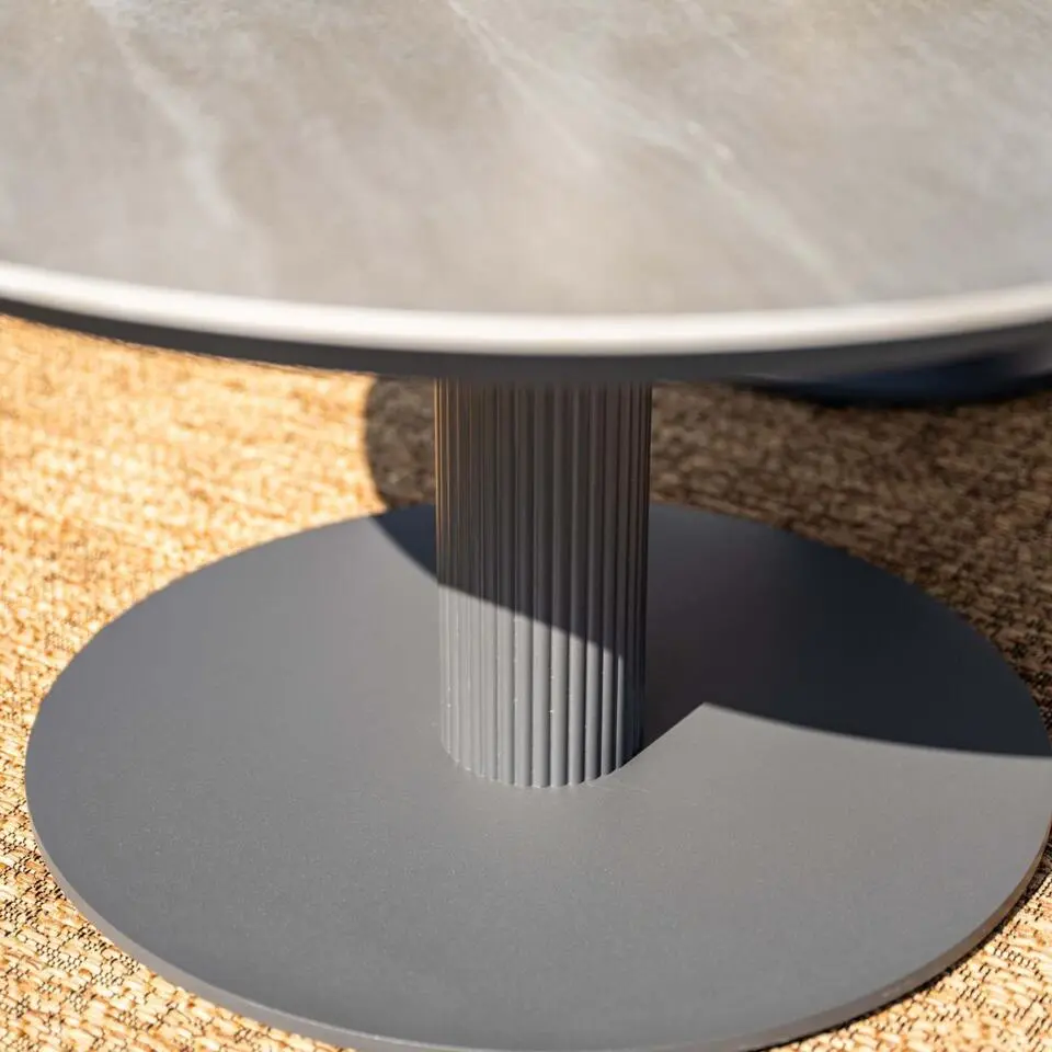 Garden Impressions Liam loungetafel &Oslash;80xH40 cm - donker grijs