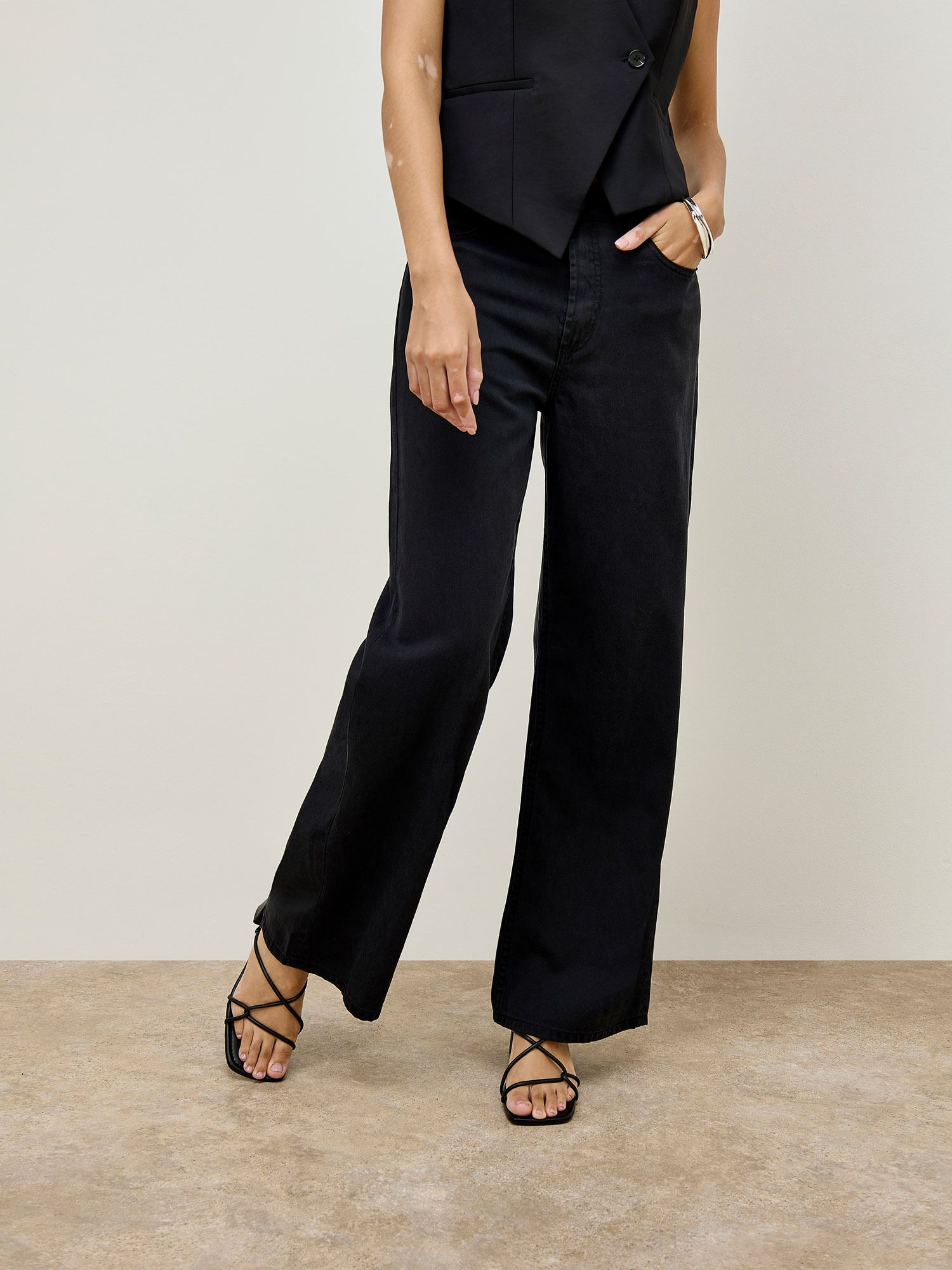 Apricot Elisa Wide Leg Jeans