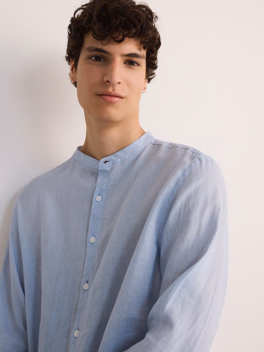 Regular Fit Linen Shirt