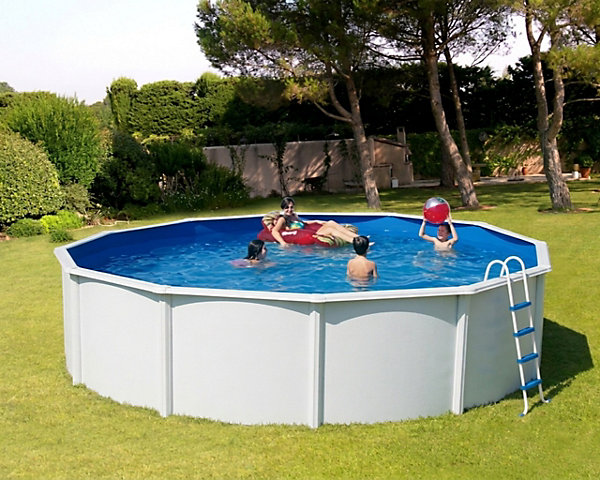 Kit piscine hors-sol acier Toi CANARIAS CIRCULAR ronde 3.50m x 1.20m