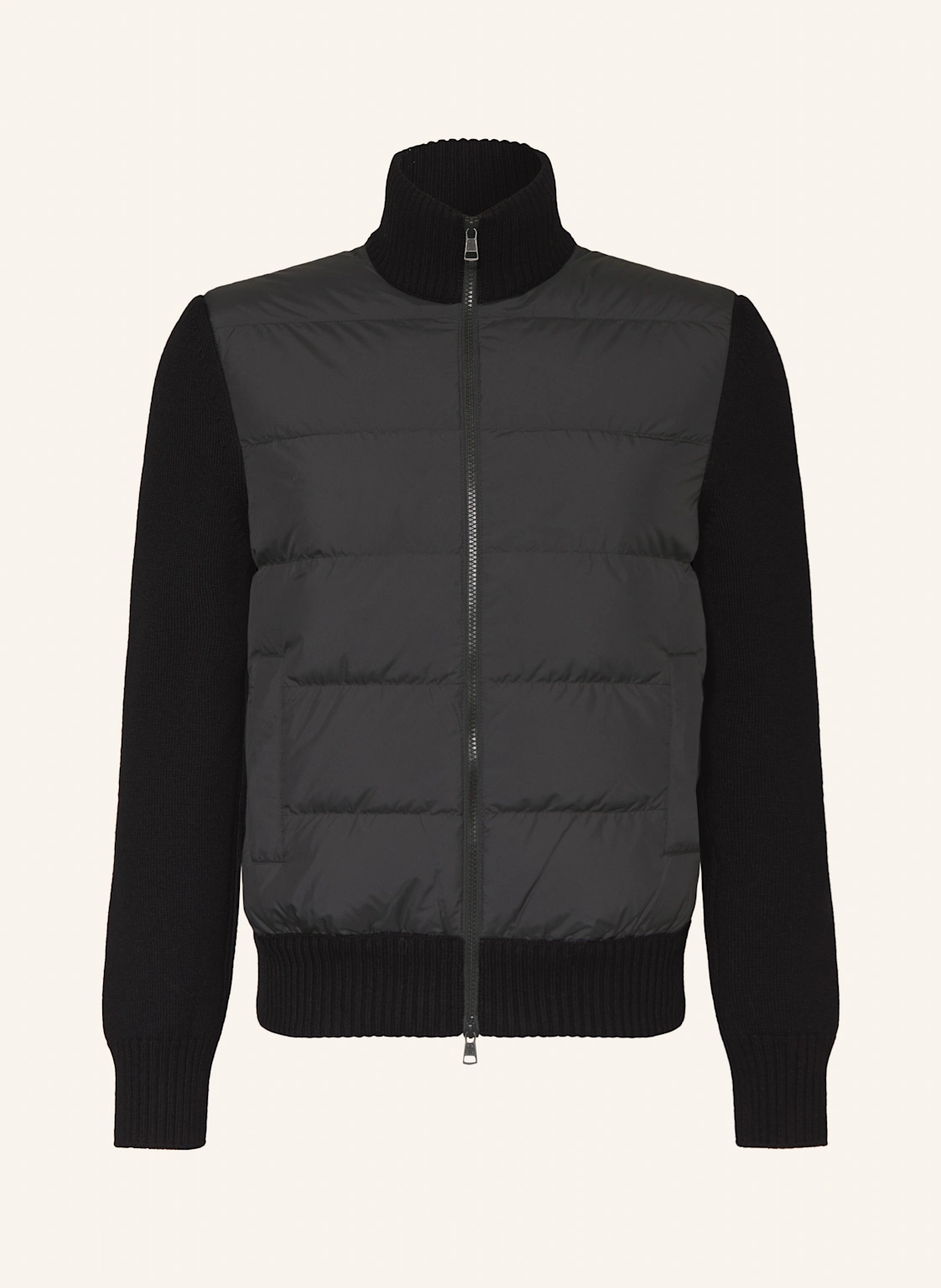 MONCLER Daunenjacke TRICOT im Materialmix