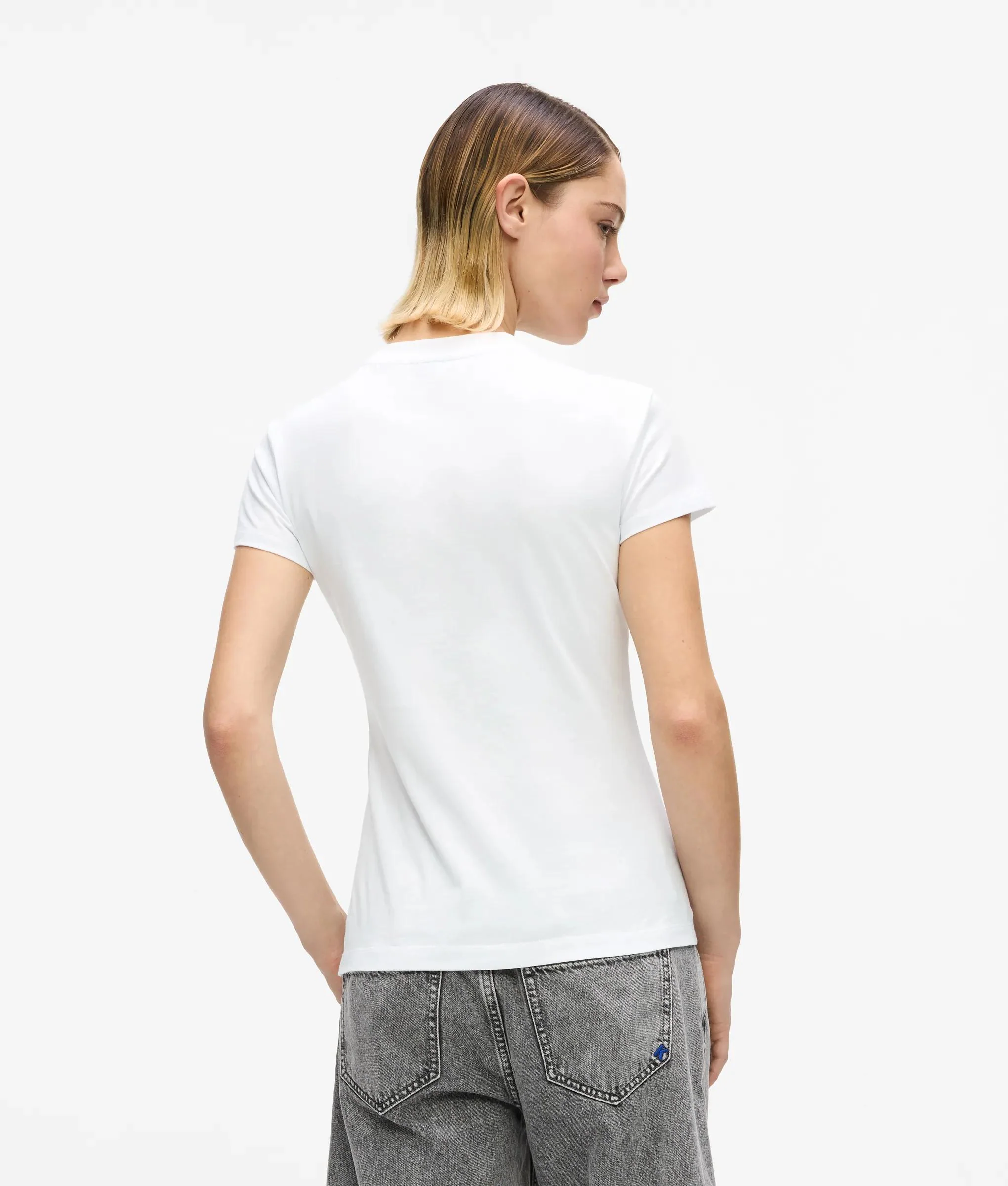 T-shirt slim avec logo K