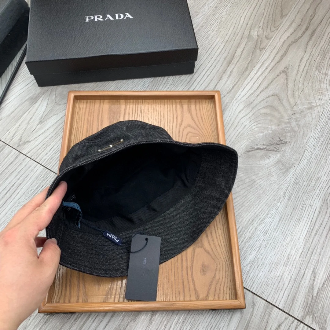Prada Cotton Printed Fisherman's Hat Sunhat