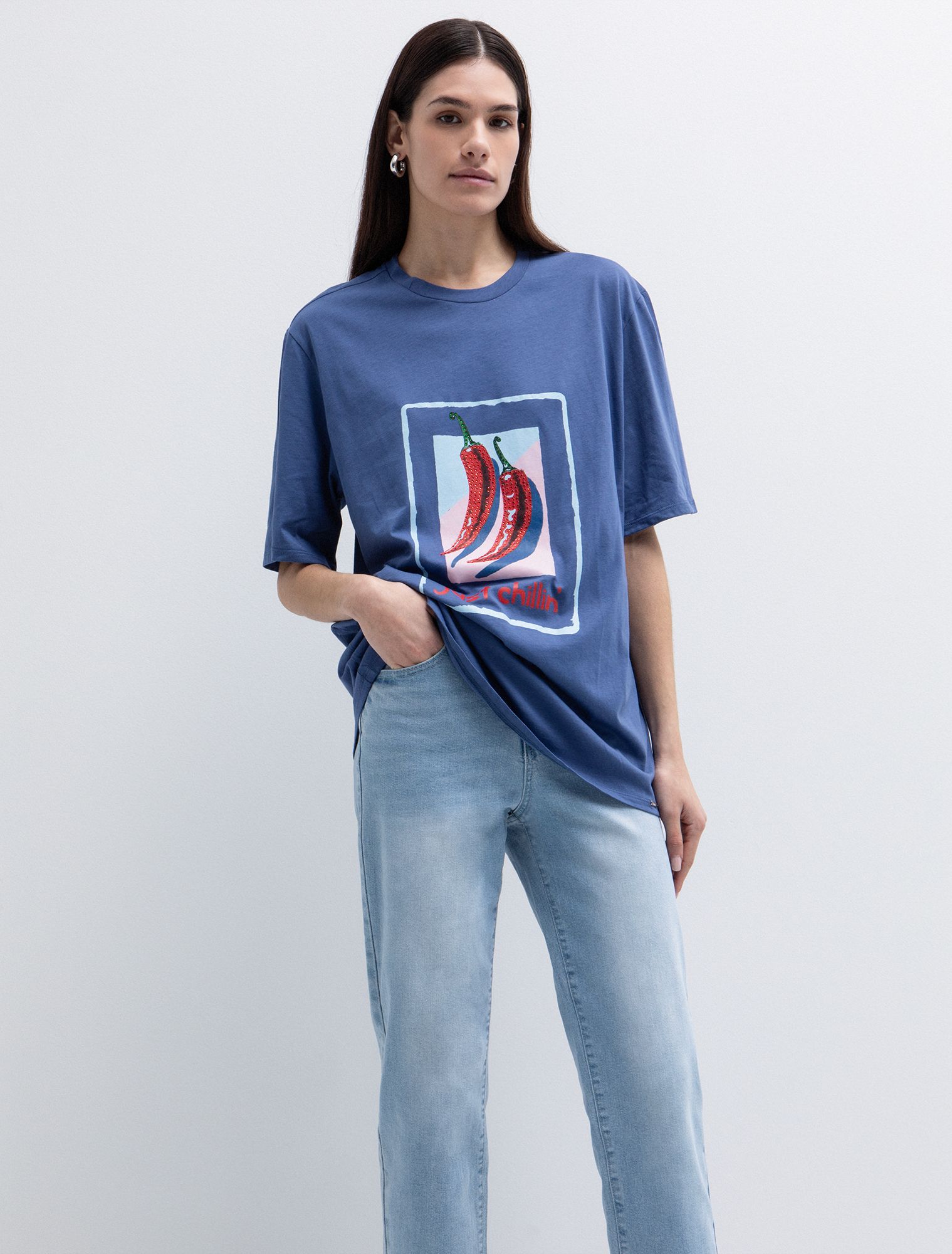 Τ-shirt με στάμπα chilli