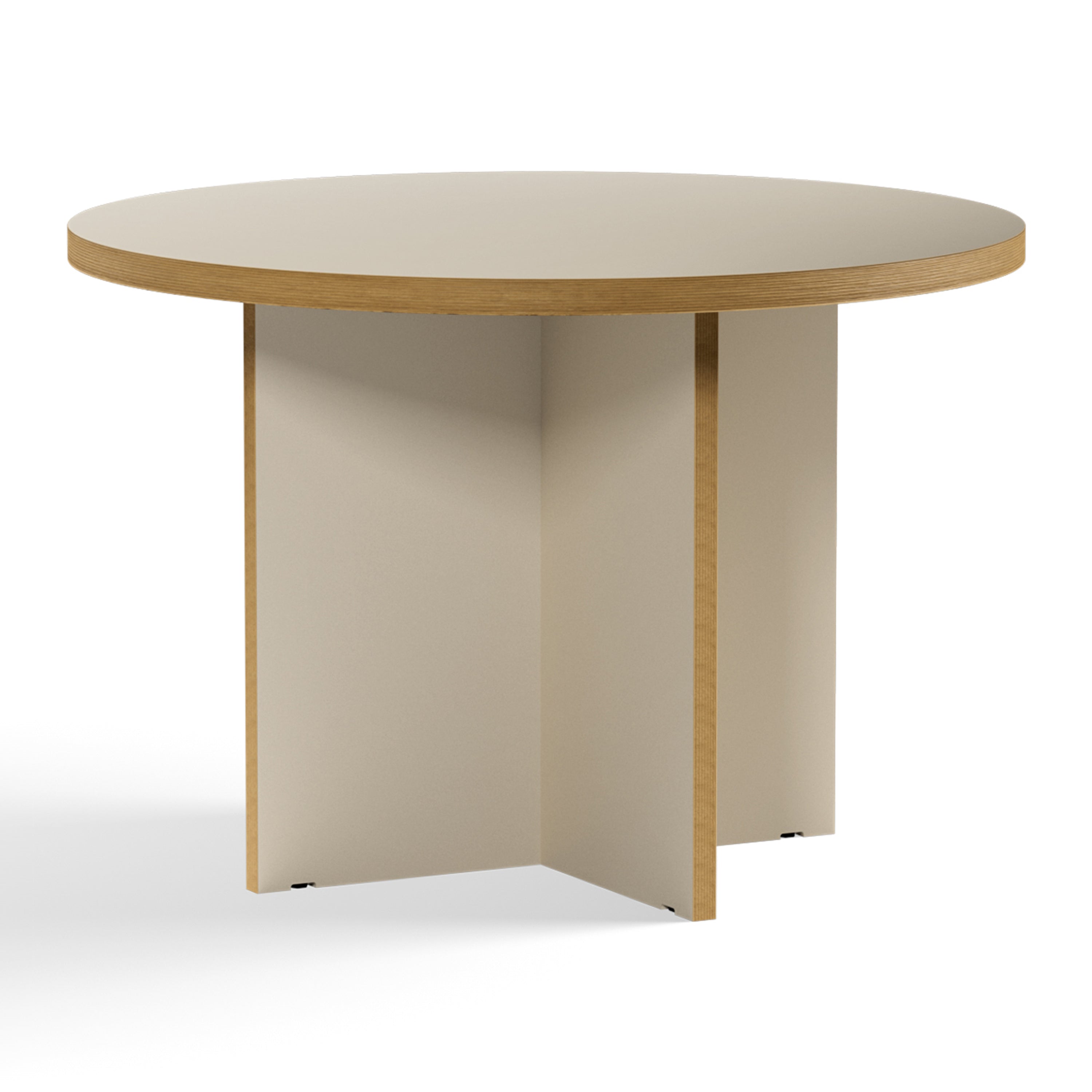 HKliving Dining Table Eettafel - Ø 110 cm - Cream