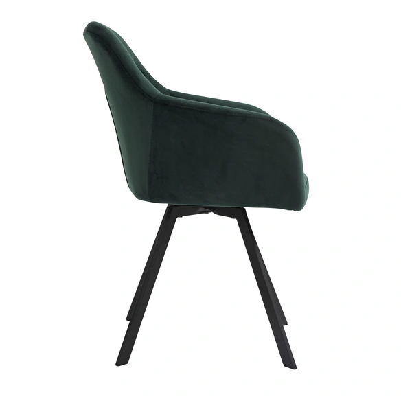 Stuhl, Höhe: 85 cm, tannengruen/schwarz