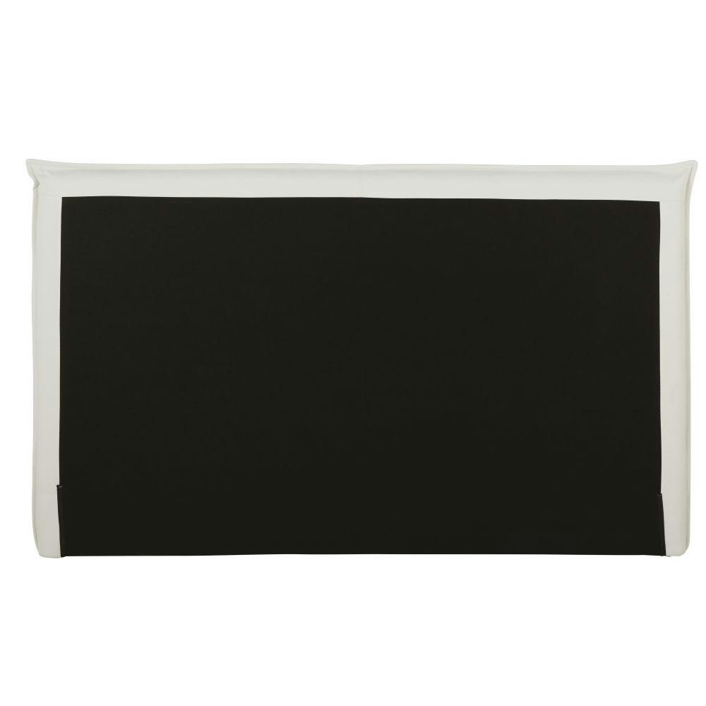 Pillow - Lit coffre blanc en bois de peuplier avec sommier à lattes en bois de pin 160x200