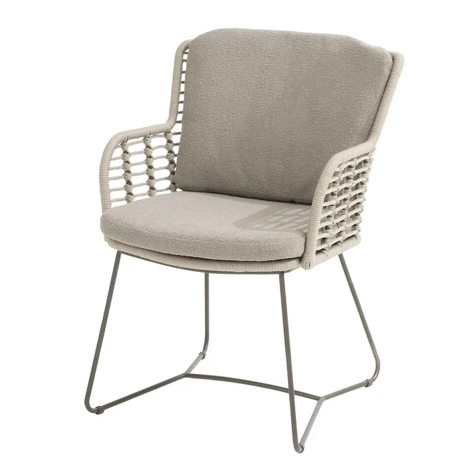 4 Seasons Fabrice lounge dining stoel - terre