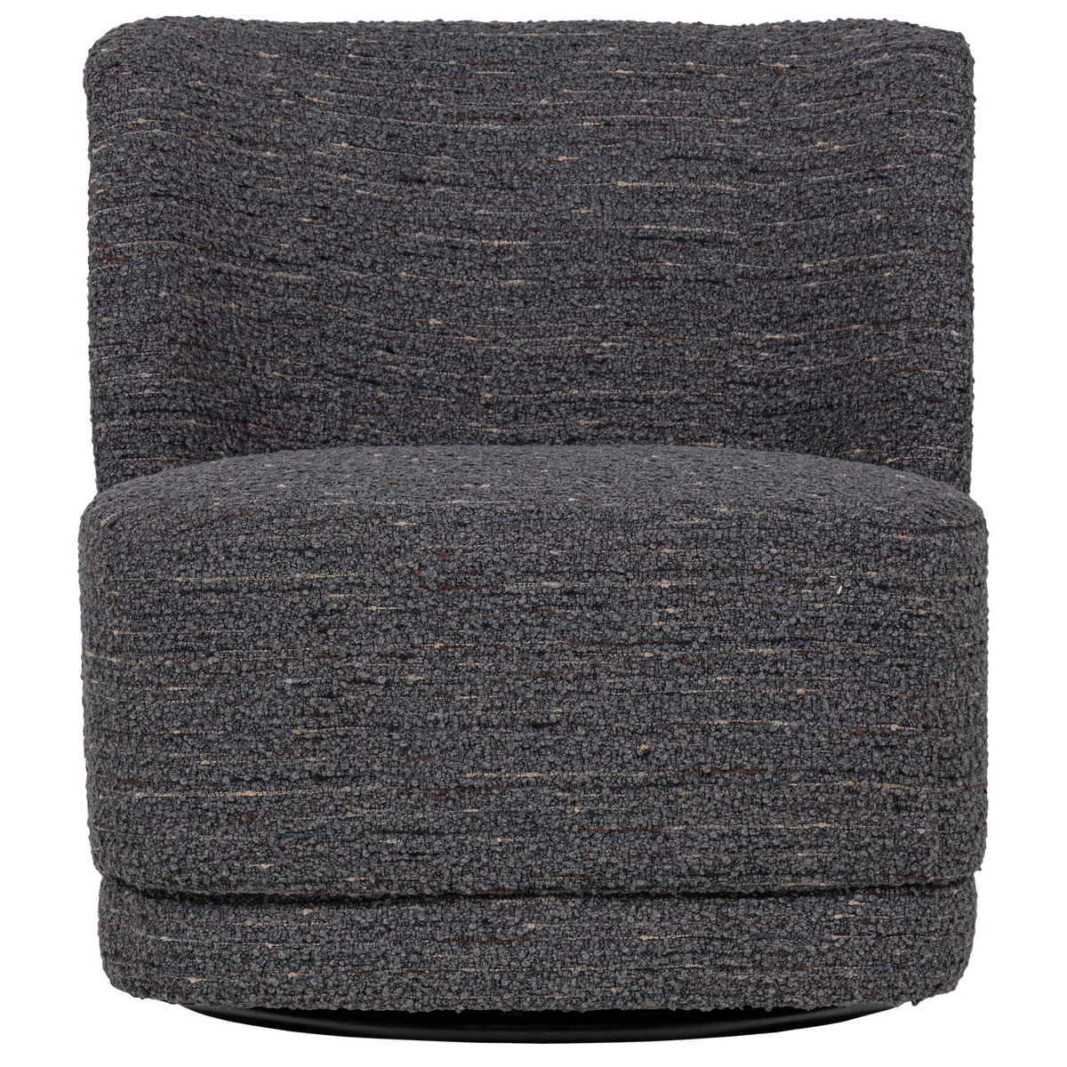 WOOOD draaifauteuil Atty - Grove Melange - Grijs - 75x74x65
