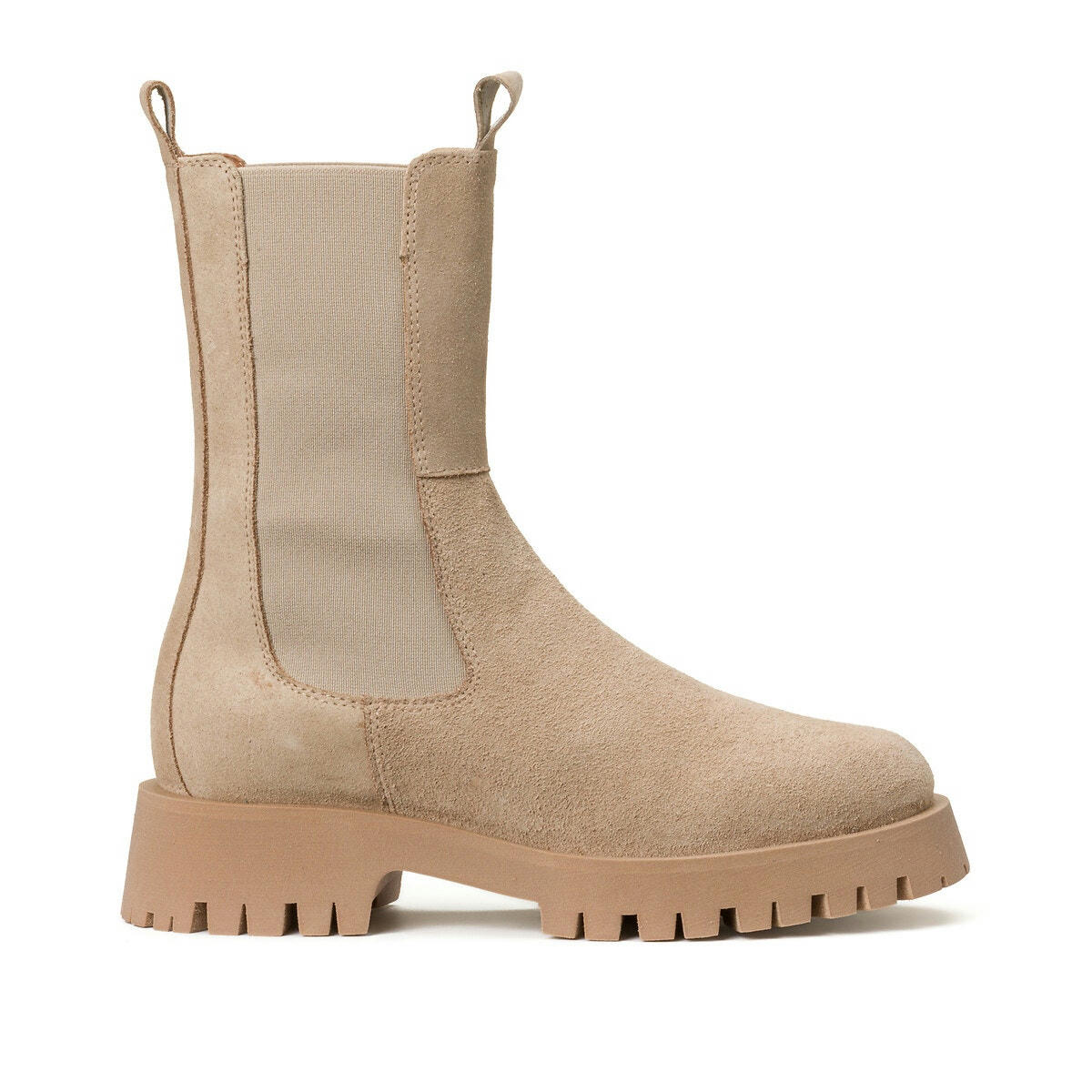 Boots cuir semi-montantes Ridle