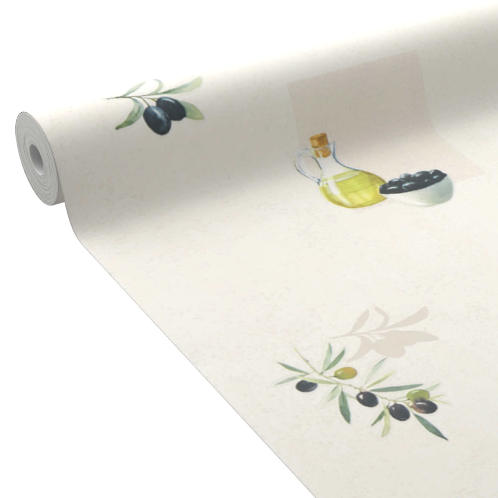 Papier peint intissé OLIO coloris blanc cassé