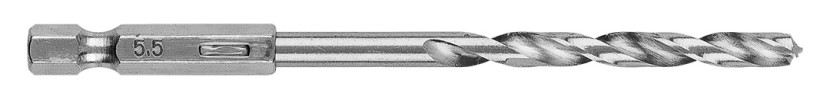 Wiertła do metalu Hex 5.5mm, zestaw wierteł 2 szt. GRAPHITE