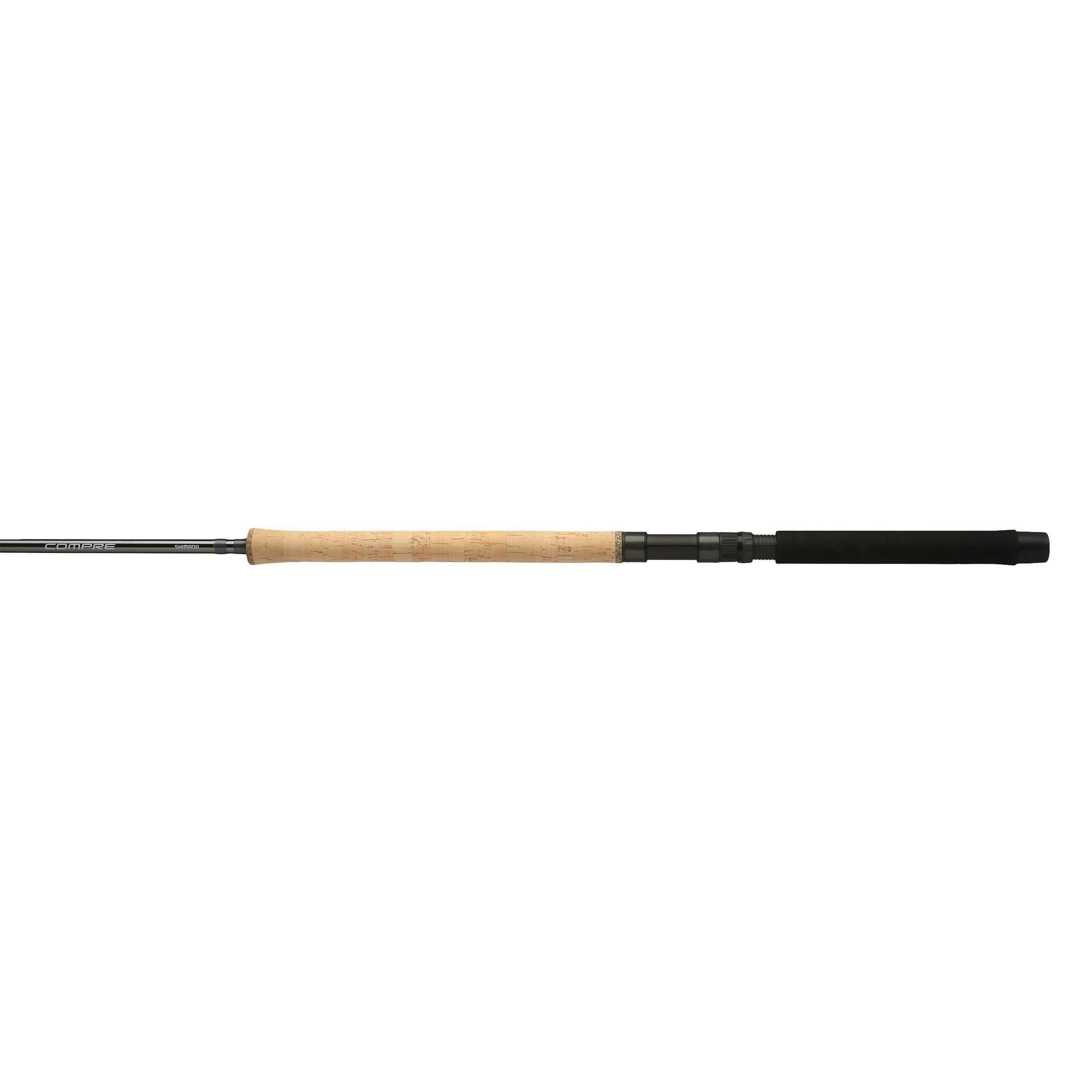 Shimano Compre Salmon/Steelhead Mooching Casting Fishing Rod with AAA Cork Handle, Medium-Heavy, 10-ft 6-in