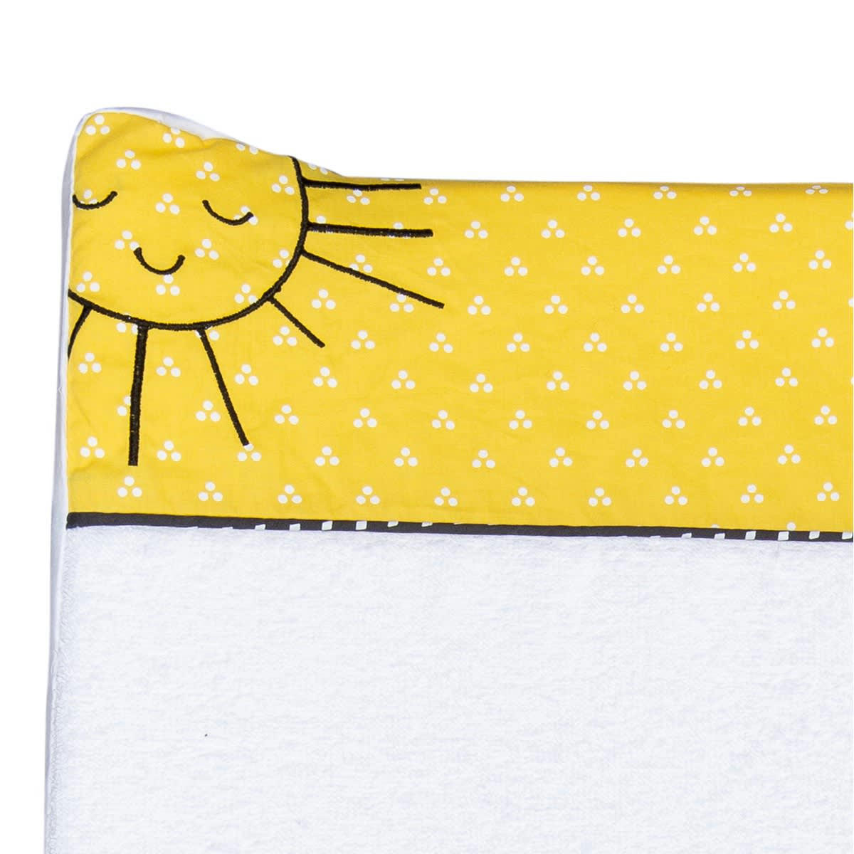 PLUCHE ET POMPON - Matelas à langer en coton blanc