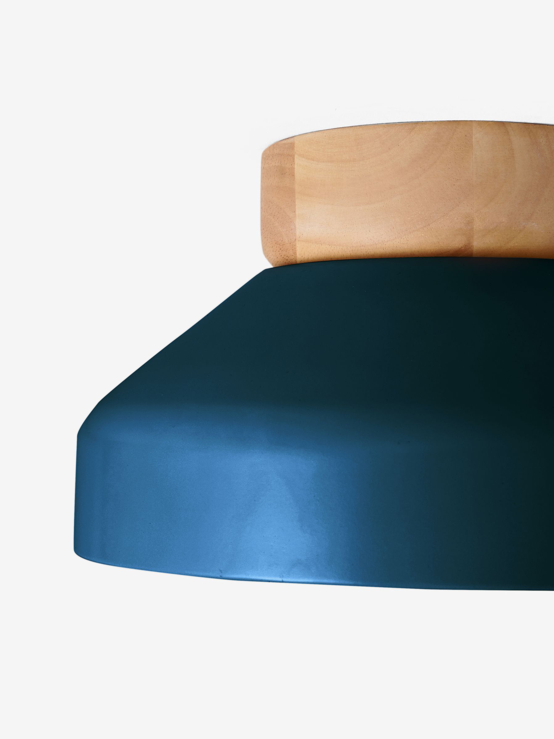 Navy Albert Flush Fitting Ceiling Light