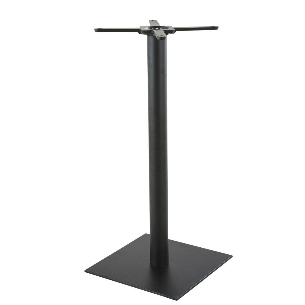 Element Business - Pied de table haute professionnel en métal noir H100