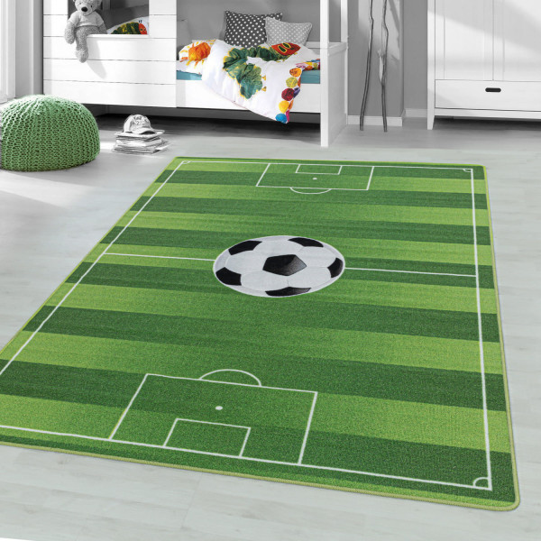 Dywan dziecięcy Play boisko zielony 80 cm x 120 cm