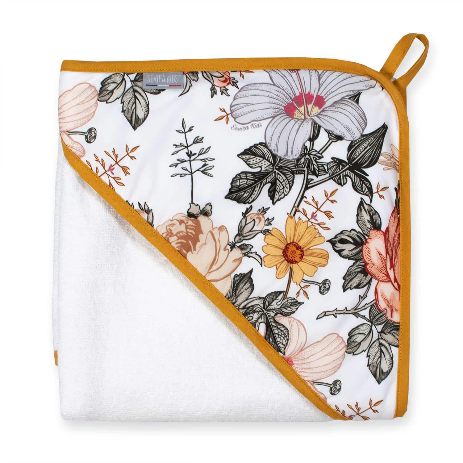 NÉO VINTAGE - Ma première cape de bain  75 x 75cm