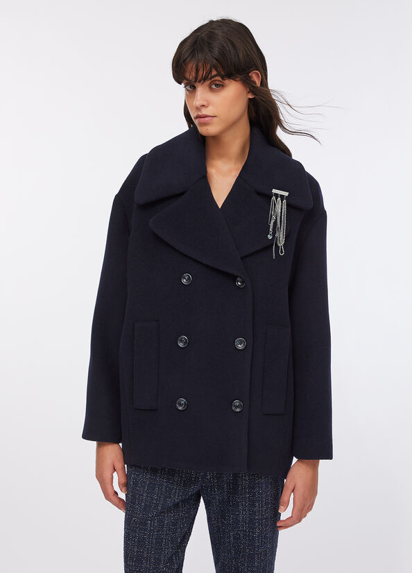 Peacoat Liu Jo Better in lana