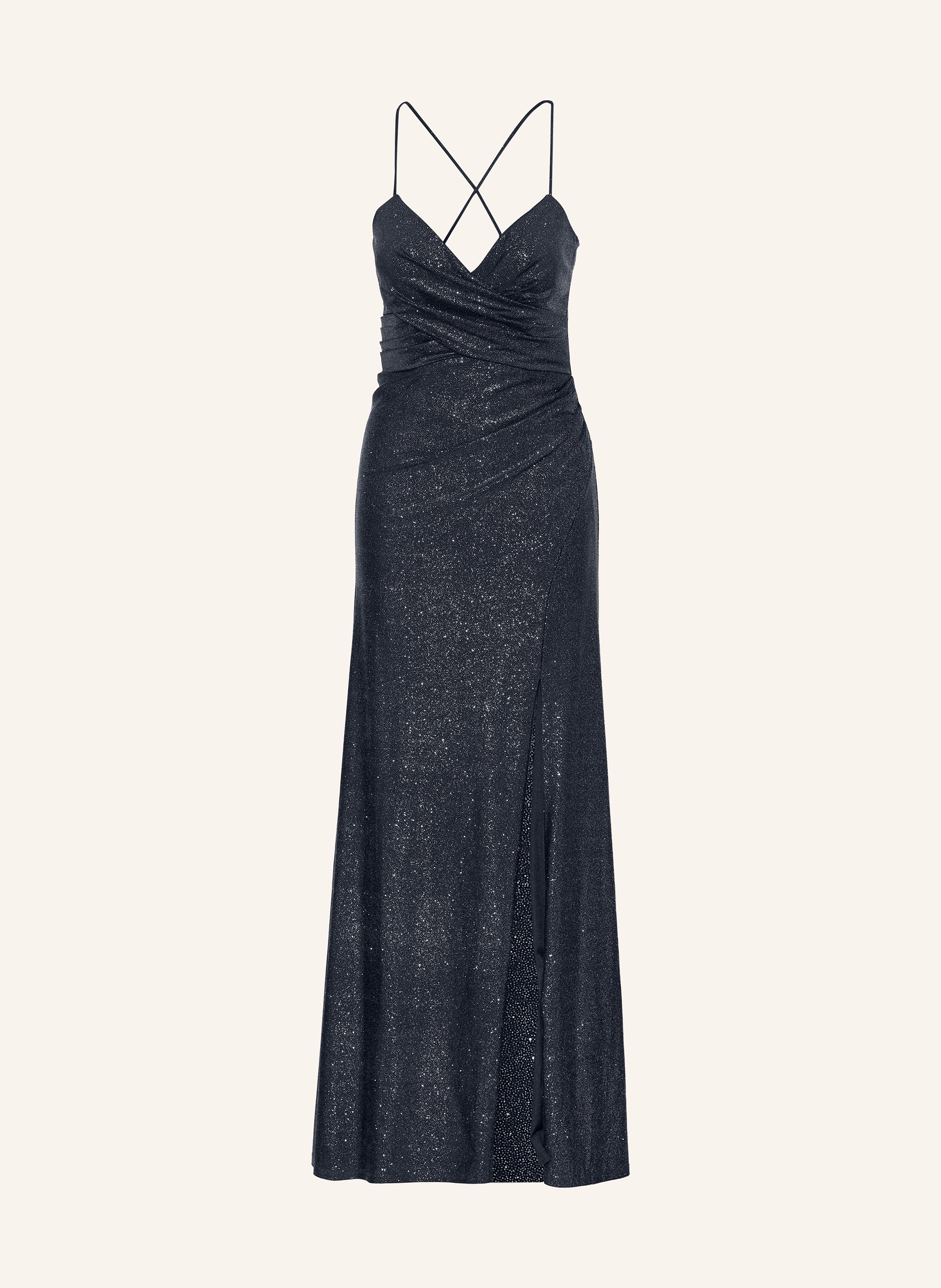 VM Vera Mont Abendkleid mit Glitzergarn