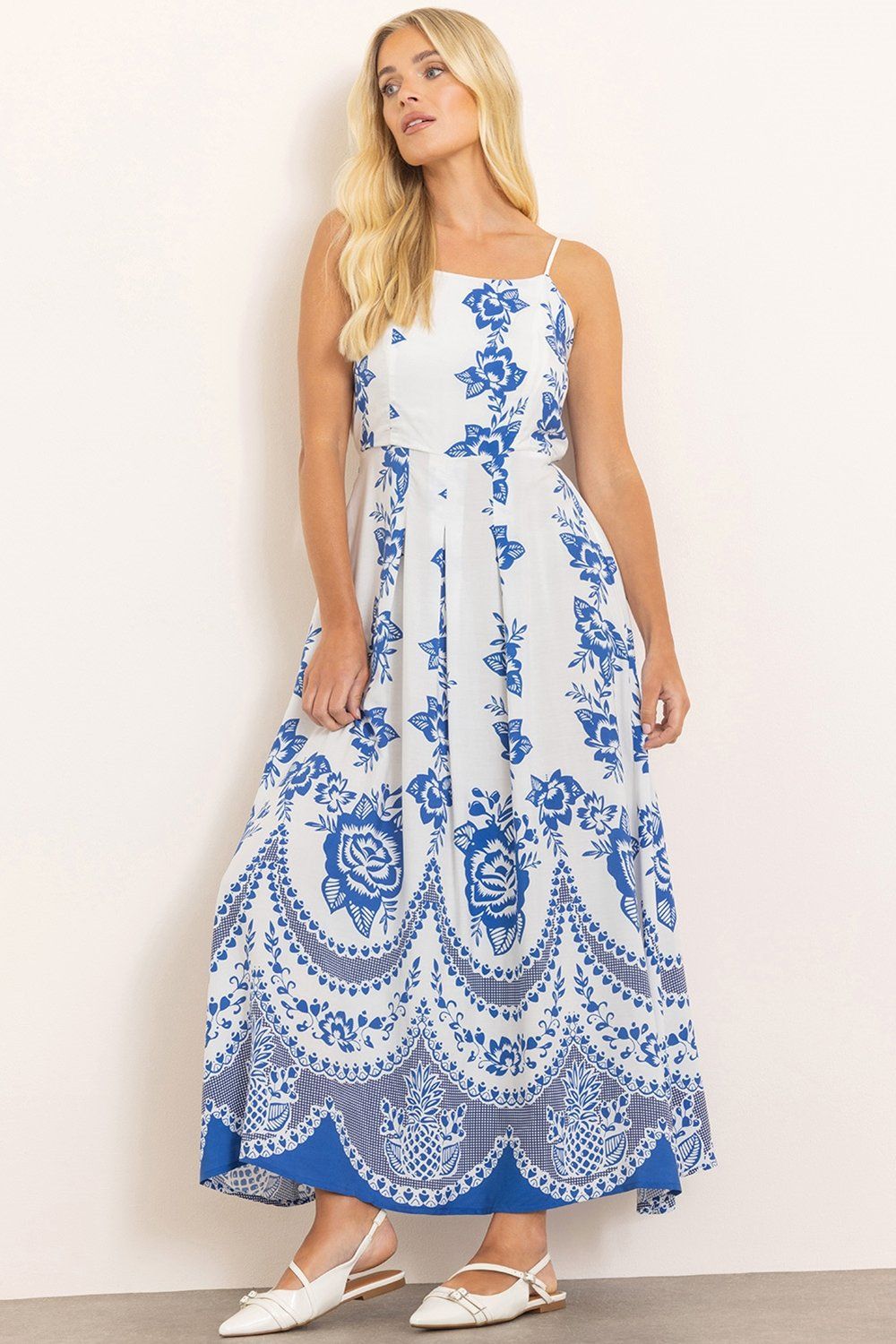 Klass. Printed Maxi Dress
