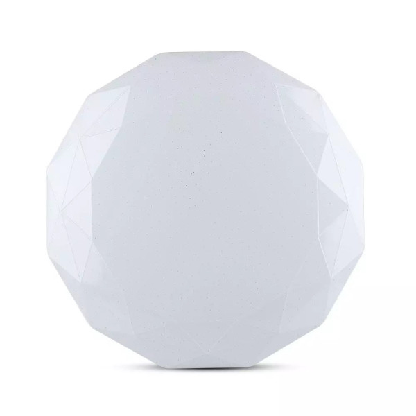 Plafon 8557 z pilotem okrągły biały LED 1x60W 50cm 6000lm IP20 V-TAC