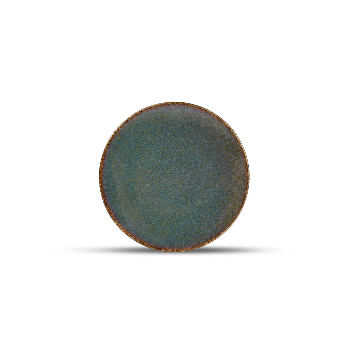 Bonbistro - Plat bord 16cm groen Cirro - Set van 6