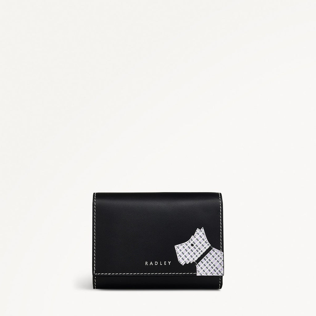 Face To Face - Check Medium Flapover Purse - OSE10914