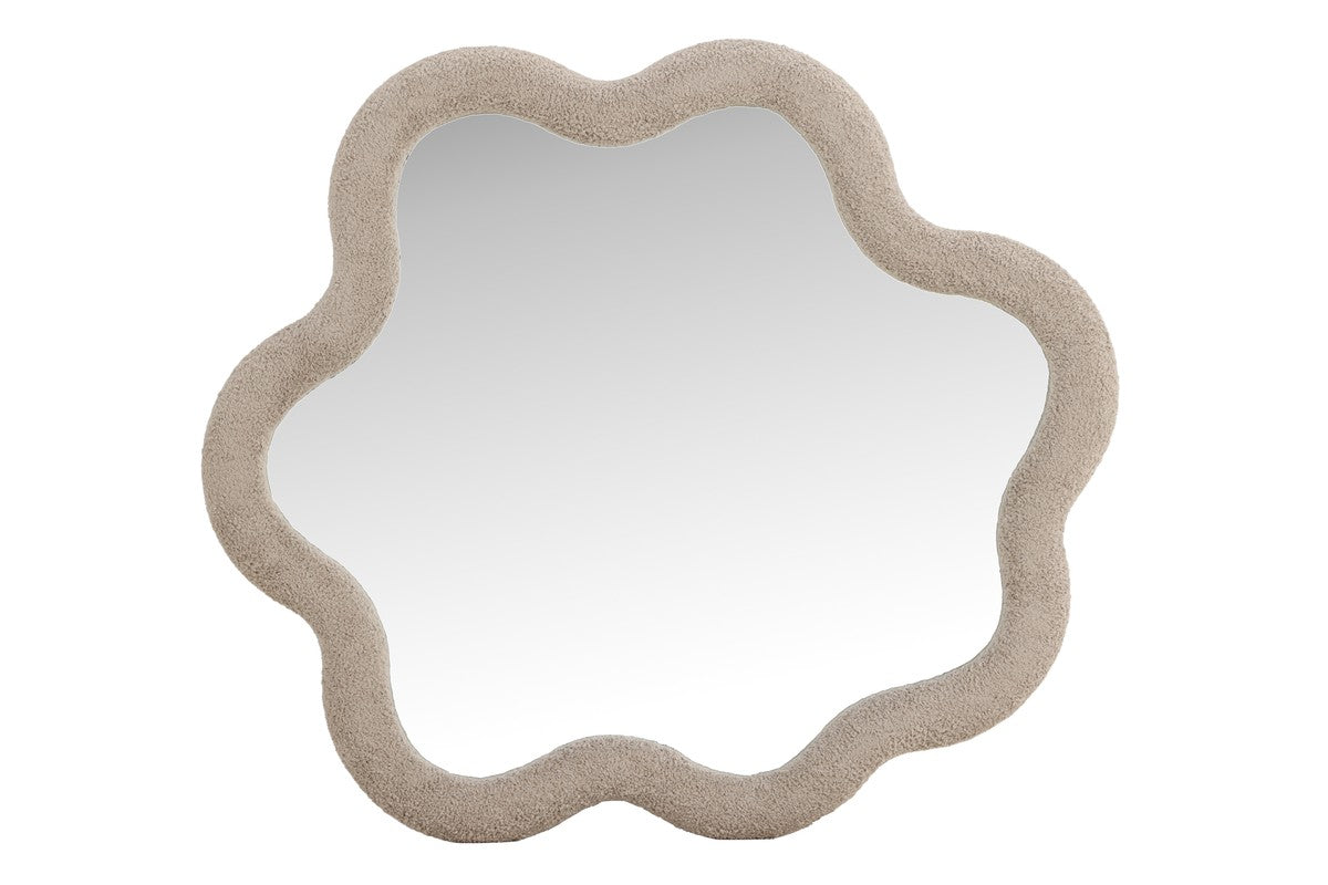 Rebellenclub Yara Spiegel - 70 x 70 cm - Beige