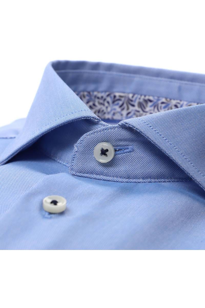 ETERNA Comfort Fit Hemd blau, Einfarbig