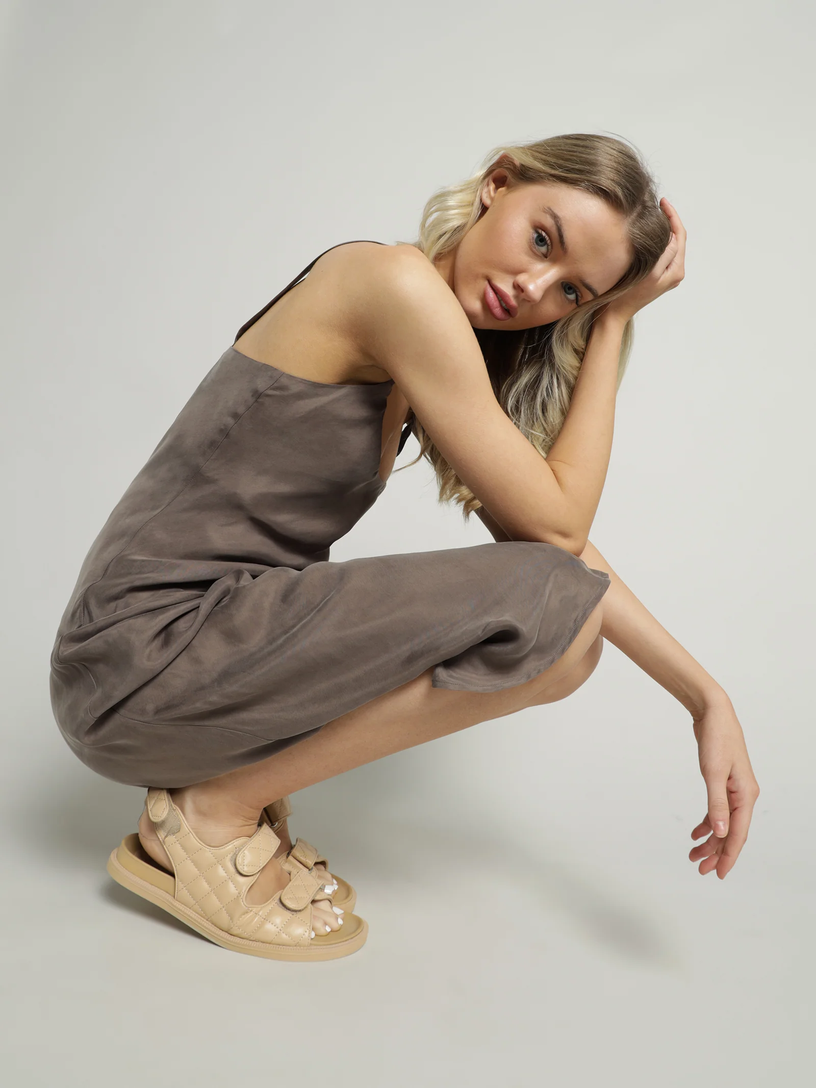 Esme Cupro Slip Dress