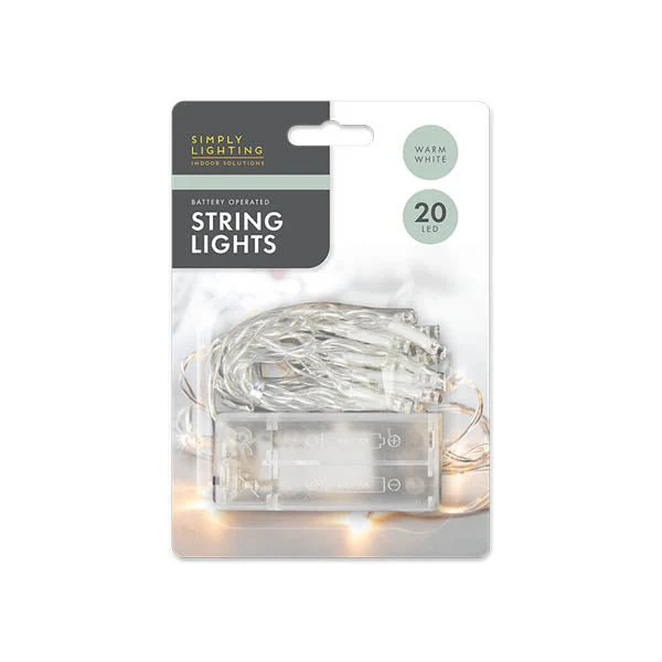 Simply Lighting B/o String Lights 20 Led