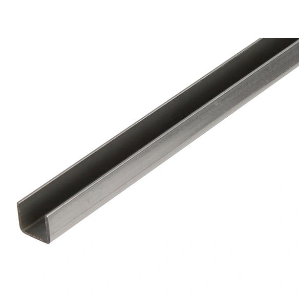 U-Profil, BxL: 20 x 1000 mm, silberfarben