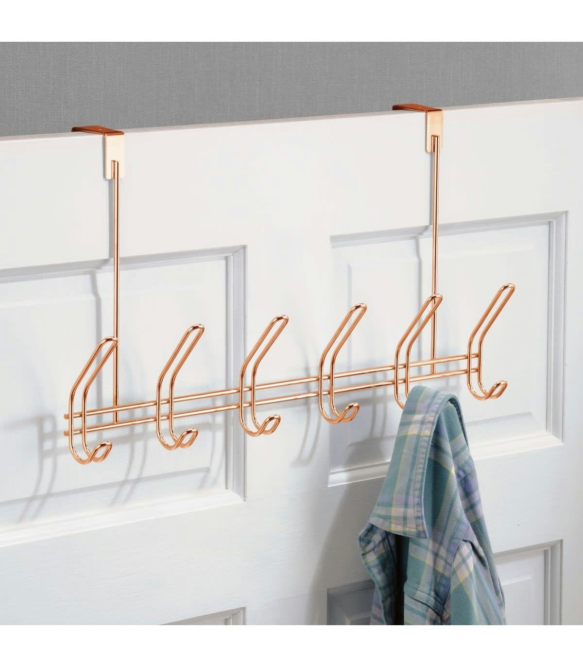 - Organisateur pour foulards 6 crochets - Cuivre