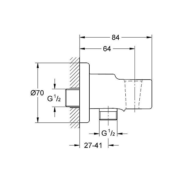 GROHE Relexa Coude à encastrer 1/2'' 28679000