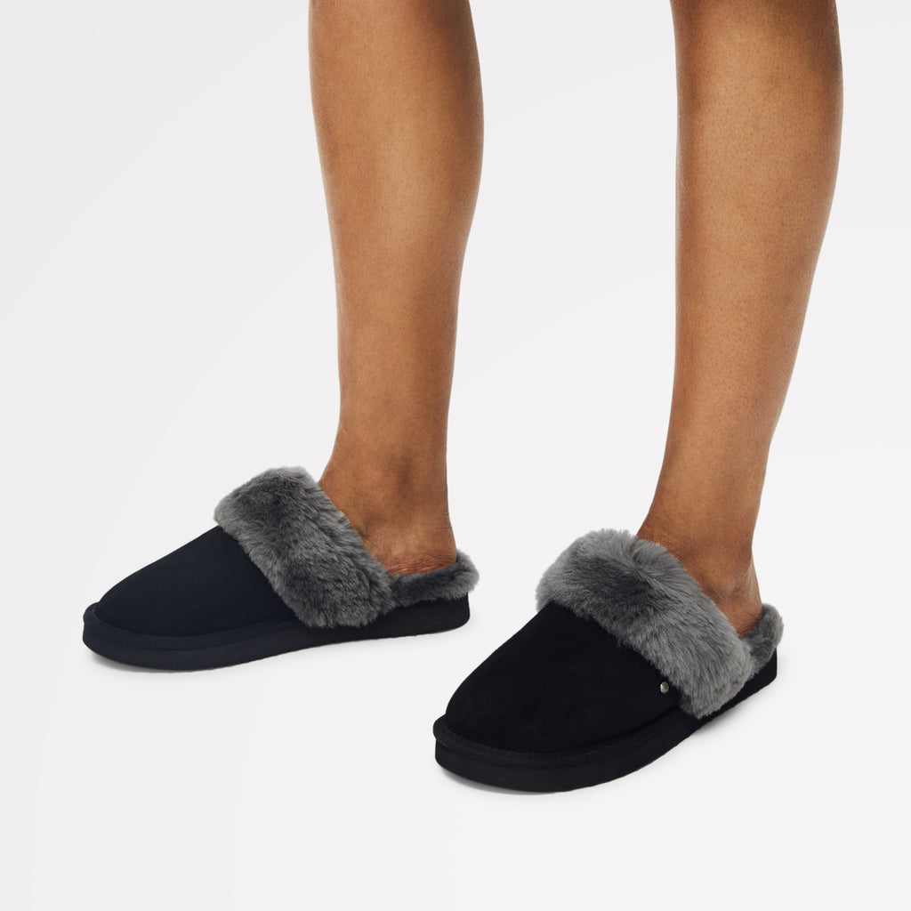 Maple Lane - Classic Shearling Cuff Mule