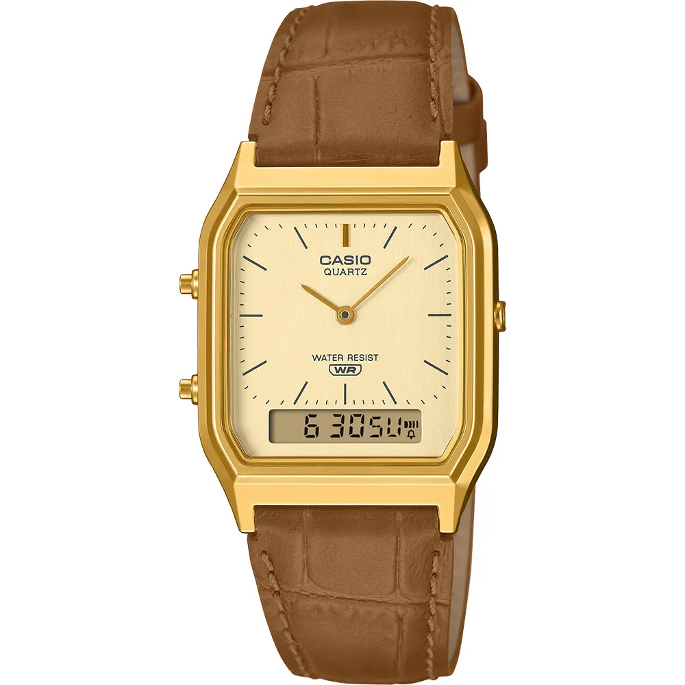 Casio AQ-230 30.0mm 3ATM Quartz Analog-Digital woman watch