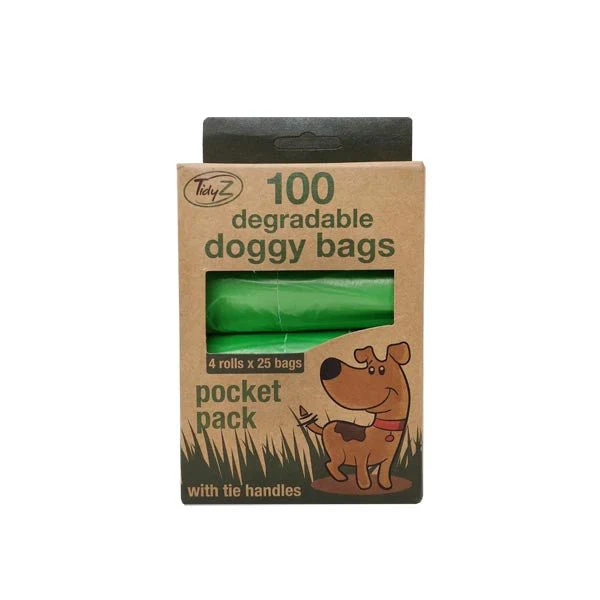 Tidy Z Degradable Doggy Bags 4 Rolls 25s
