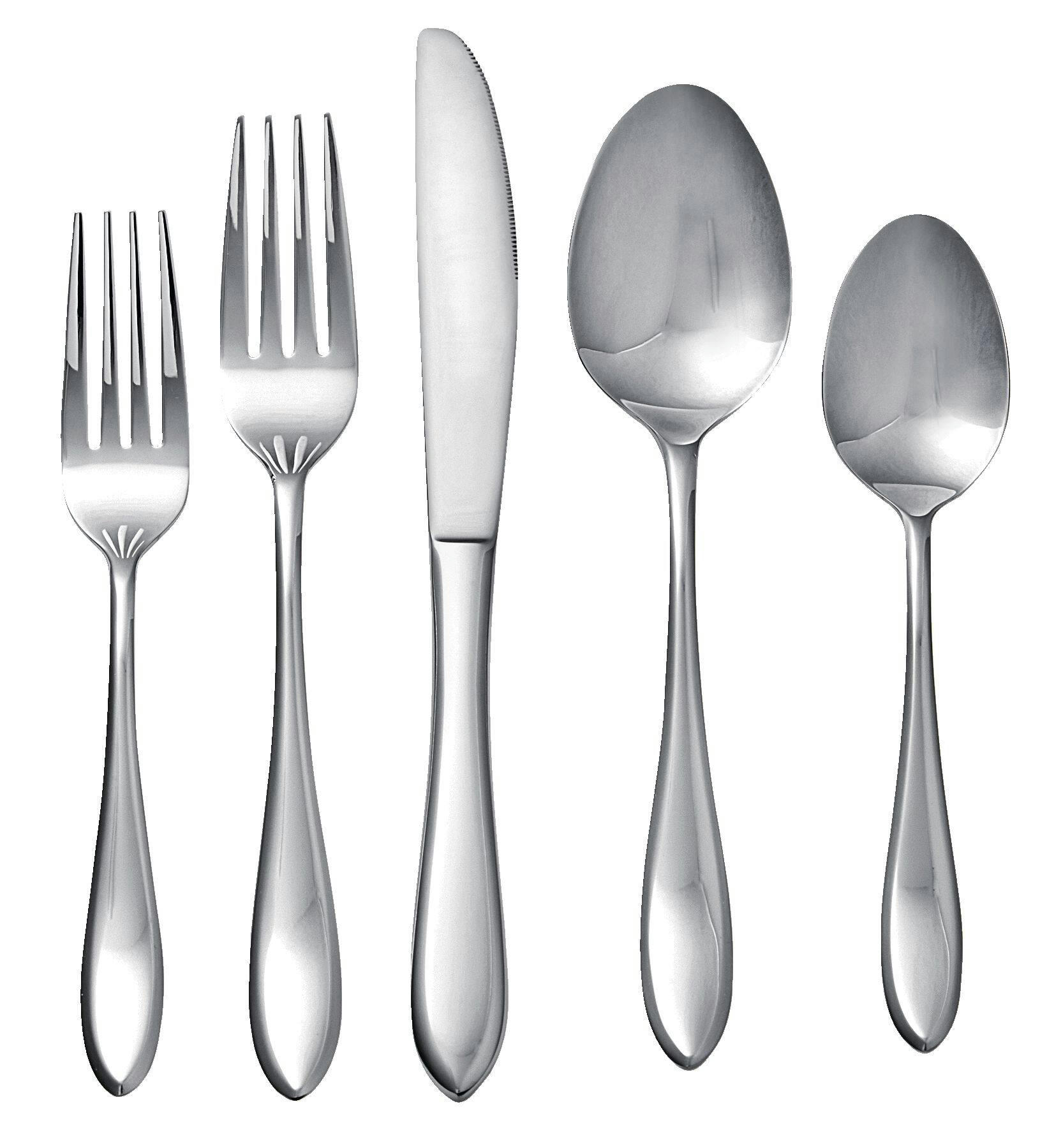 MASTER Chef 60pc Stainless Steel Flatware Set, Serves 12