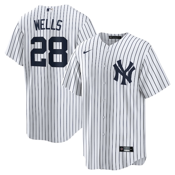 Austin Wells New York Yankees Nike Home Replica Jersey - White