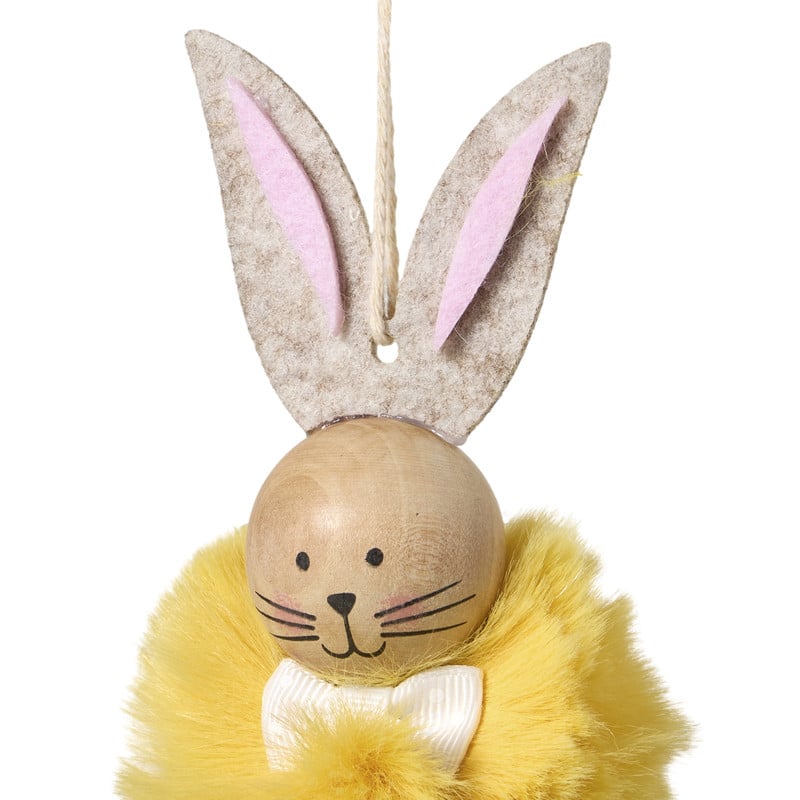 Paashanger konijn - multikleur - diverse varianten