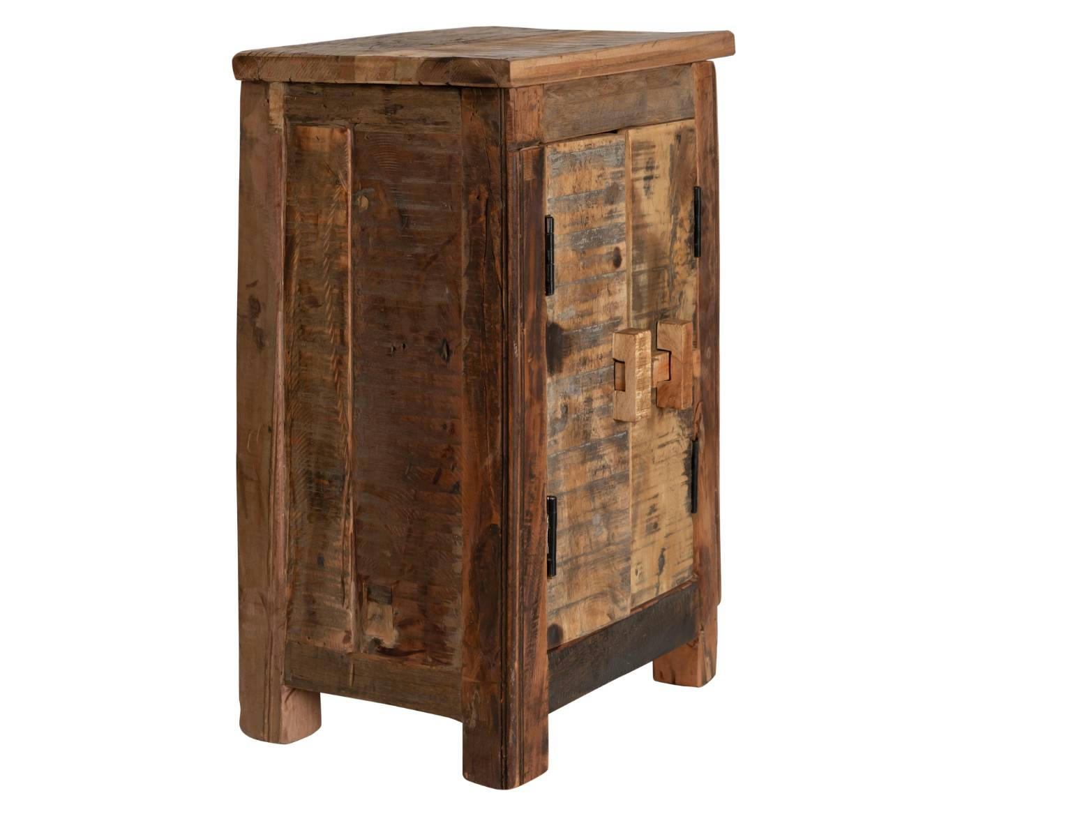 VICKY - Meuble de rangement en bois marron 40 cm