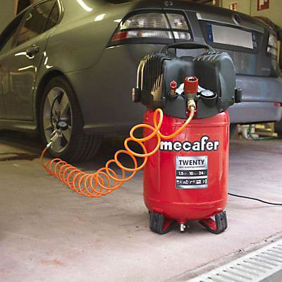 Compresseur vertical Mecafer Twenty 24L 1,5HP